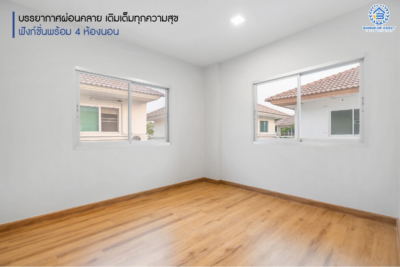 บ้านมือสองตกแต่งใหม่ ม.ศุภาลัยวิลล์ วงแหวน-รัตนาธิเบศร์ เนื้อที่ 50 ตร.ว. ฟังก์ชั่นจัดเต็ม 4 ห้องนอน 2 ห้องน้ำ 2 ที่จอดรถ Master Bedroom มี Walk- in Closet ตอบโจทย์ทุกการเข้าอยู่ บนทำเลเดินทางสะดวก ใกล้ถ.กาญจนาภิเษก เซ็นทรัลเวสต์เกต และรถไฟฟ้า "สถานีคลองบางไผ่"...